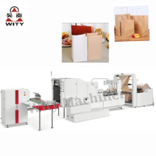 High Speed Square Bottom Paper Bag Making Machine for Food or Shopping Bag
